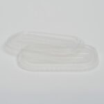 PET Lid of 6*8.5 PLA Laminated Food Tray-Anti Fog