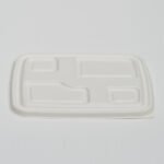 Pulp Lid for 4 Compartment Lunch Tray