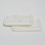 Pulp Lid for 4 Compartment Lunch Tray - Image 4