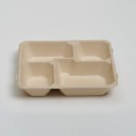 Pulp Lid of 4-Com Food Tray