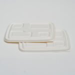 Pulp Lid for 4 Compartment Lunch Tray - Image 3