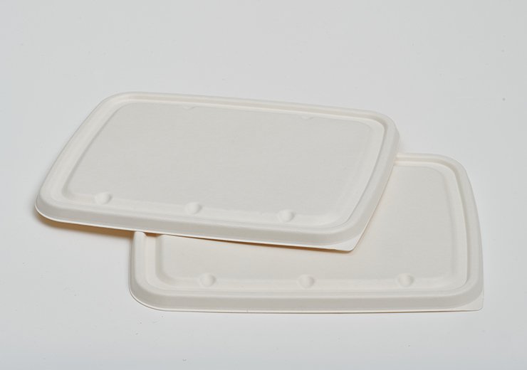 Pulp Lid for 5 Compartment Lunch Tray