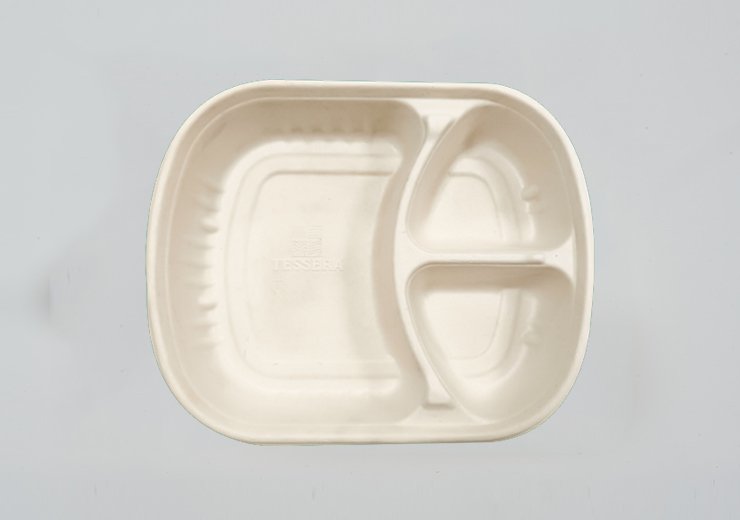 1100ml 3-Com Food Container